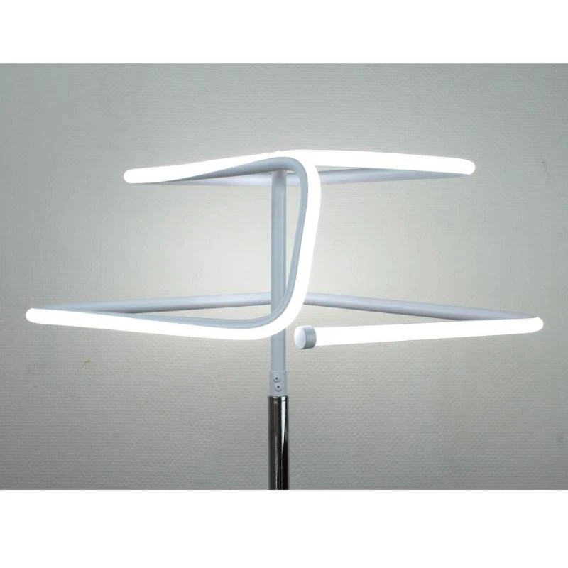 Lampadaire LED Losangé Eclairage Blanc 4 Lampadaire LED Losangé Eclairage Blanc – Image 4