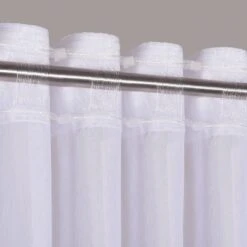 Rideau Afra Avec Bande Ondulée -BRILLIANT Soldes Magasin gardine afra mit wellenband weiss 307x245 cm 3861092