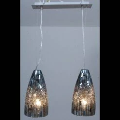 Suspension En Verre 3 Suspension En Verre -BRILLIANT Soldes Magasin naeve glas pendelleuchte metall schwarz 1