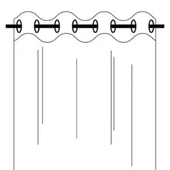 Rideau à œillets Nana -BRILLIANT Soldes Magasin oesenschal nana webstoff schokoladenbraun 4879176