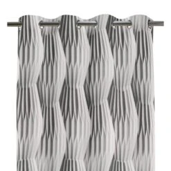 Rideau à illets Bonea -BRILLIANT Soldes Magasin oesenschals bonea weiss dunkelgrau 4545696