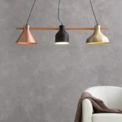 Suspension Lavaca -BRILLIANT Soldes Magasin pendelleuchte lavaca eisen buche massiv 3 flammig 4021368