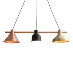 Suspension Lavaca -BRILLIANT Soldes Magasin pendelleuchte lavaca eisen buche massiv 3 flammig 4030628