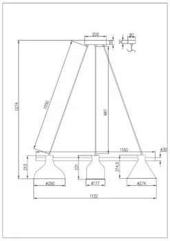 Suspension Lavaca -BRILLIANT Soldes Magasin pendelleuchte lavaca eisen buche massiv 3 flammig 4747996