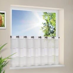 Store Laura -BRILLIANT Soldes Magasin scheibengardine laura polyester creme 4594000