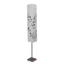 BRILLIANT Lampadaire Nerva -BRILLIANT Soldes Magasin standleuchte nerva metall reispapier 2 flammig 621390