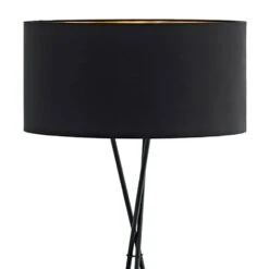 EGLO Lampadaire Fondachelli -BRILLIANT Soldes Magasin stehleuchte fondachelli mischgewebe stahl 1 flammig schwarz 4577024