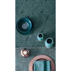 Nappe Prat -BRILLIANT Soldes Magasin tischdecke roua webstoff anthrazit petrol 4981240