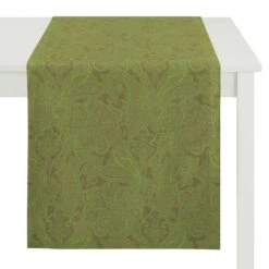 Chemin De Table Joseni -BRILLIANT Soldes Magasin tischlaeufer joseni webstoff kiwigruen 4981472